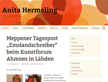 Tablet Screenshot of forum.anitahermeling.de